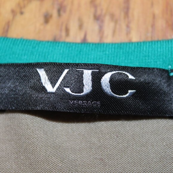 Vintage 90s Versace Jean couture ringer Shirt + Glasses - Picture 4 of 16